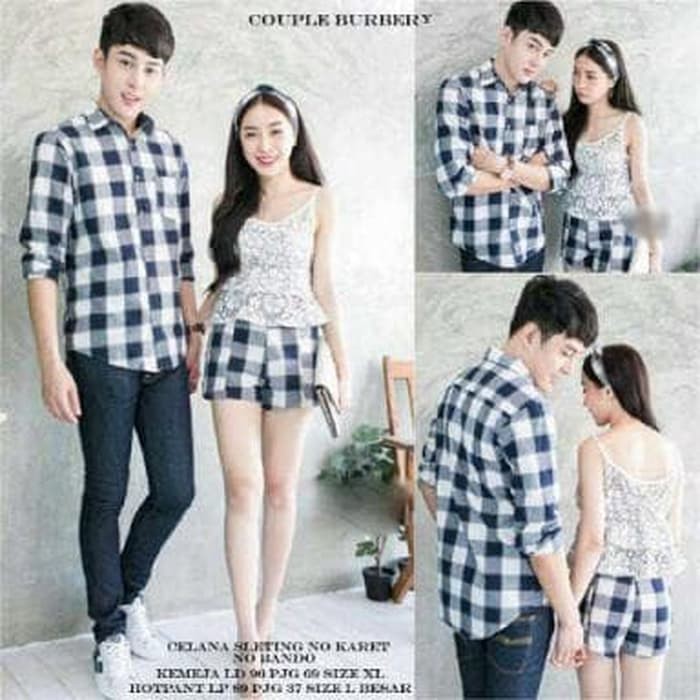 Jual Unik Baju Couple Kemeja Cowok Cewek Kotak Hitam Putih Keren Gaul Kece Diskon Indonesia|Shopee Indonesia 700_x_700_jpg