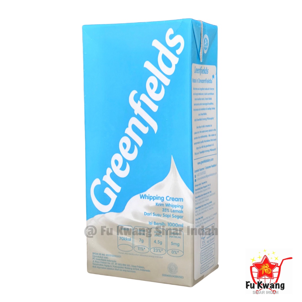 Greenfield Whipping Cream Homecare24