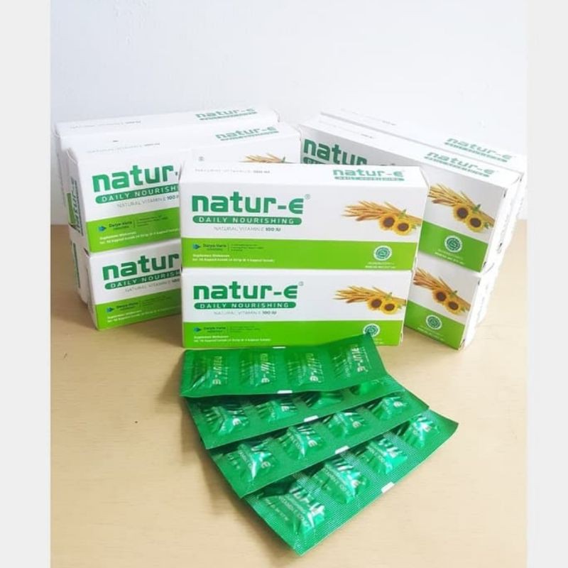 NATUR E 100 IU kapsul isi 16 / 32 Shopee Indonesia