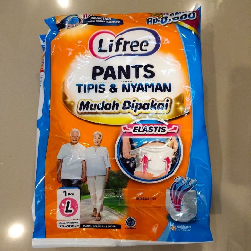 Review Tentang LIFREE PANTS POPOK CELANA / POPOK DEWASA [Size M/L/XL per 1 Sachet] Secara