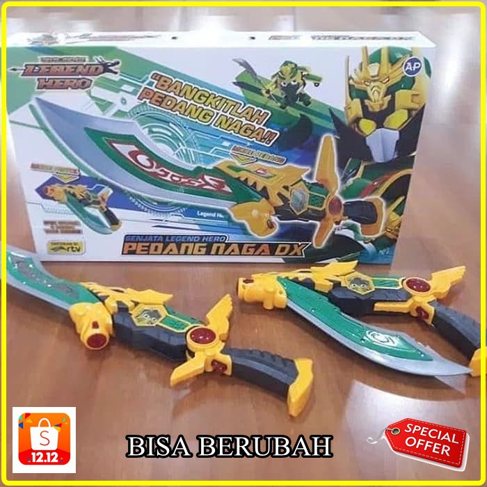 NEW, Legend Hero DX Pedang Naga Ganwu Besar / Mainan Anak legend hero