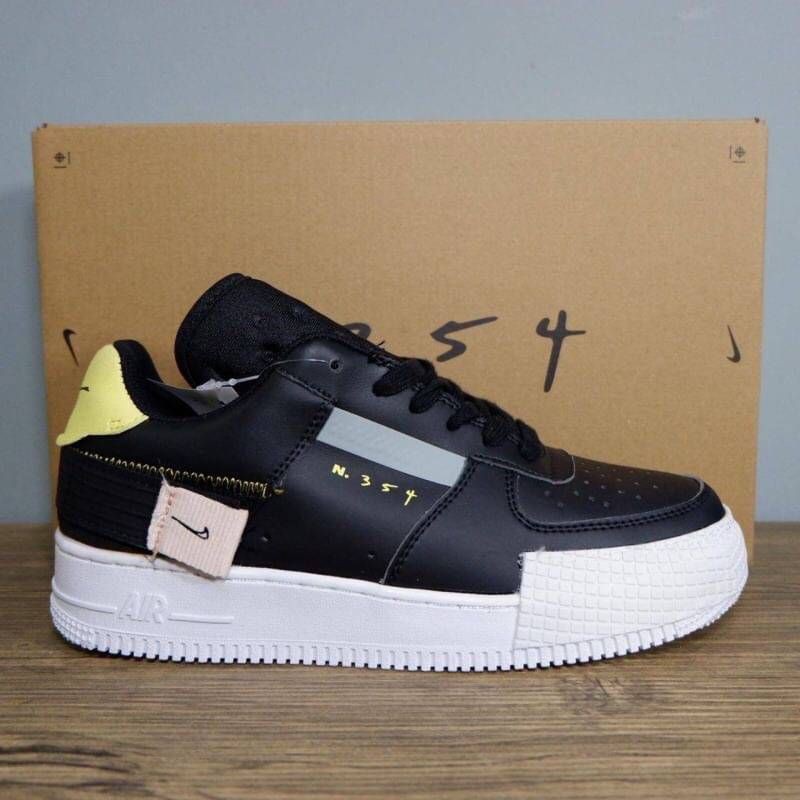 Jual Nike Air Force 1 N 354 Black | Shopee Indonesia