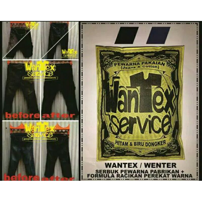 Pewarna Pakaian, Pewarna Pabrik Berkualitas, Pewarna Texstil, Wantex dan  Wenter | Shopee Indonesia