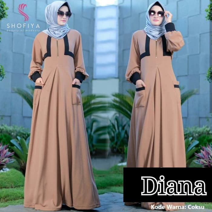 Jual Maxy Diana Coklat, Lavender, Salem 3 Warna | Shopee Indonesia