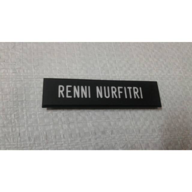 Jual Bikin Nama Dada/Nemtek Warna Hitam Dop | Shopee Indonesia