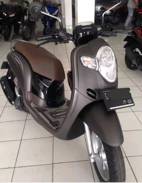 Jual Spakbor Depan Scoopy Esp New K93 2017 2018 Coklat Doff Non Original | Shopee Indonesia