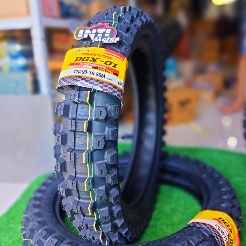 Jual Ban TRAIL 120/90 ring 18 DUNLOP DGX 01 GEOMAX 12090 RING18 CROSS