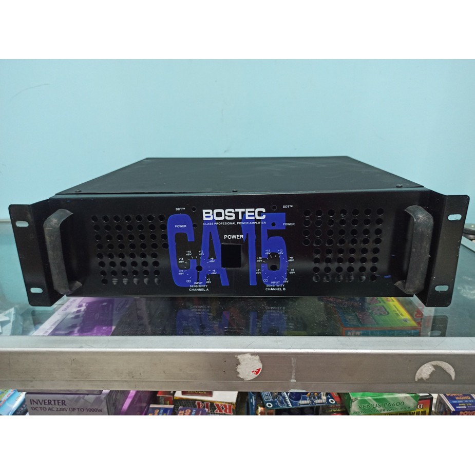 Jual BOX POWER AMPLIFIER SOUND SYSTEM USB CA15 BOSTEC MURAH Shopee