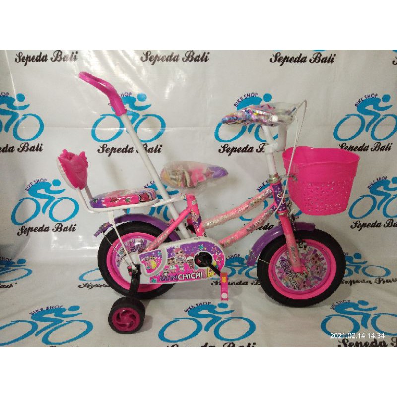 SEPEDA ANAK PEREMPUAN 12 MINI LOL MONCHICHI DORONGAN Shopee Indonesia