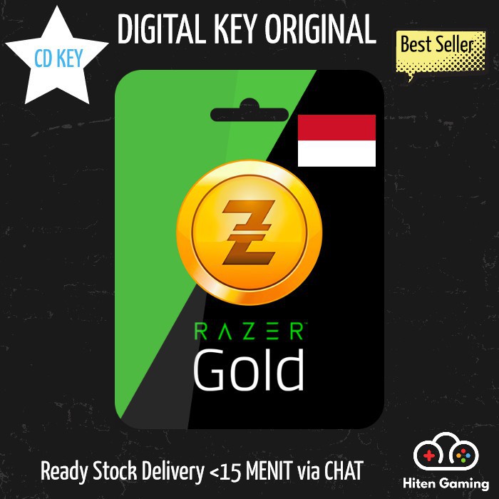 Razer Gold / Pin IDR 100rb/50rb/20rb [Digital Code] Shopee Indonesia