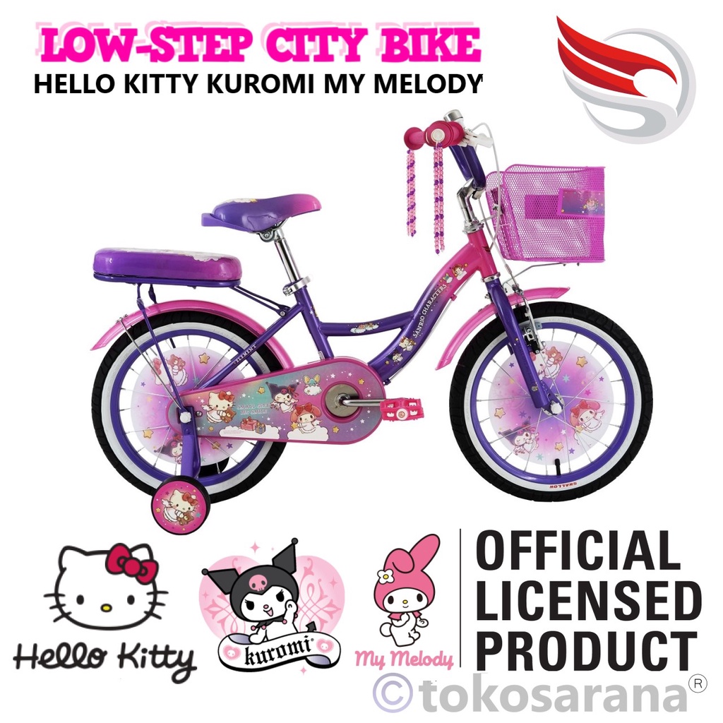 Jual Sepeda Anak Element Sanrio 2.0 Hello Kitty My Melody Kuromi 18