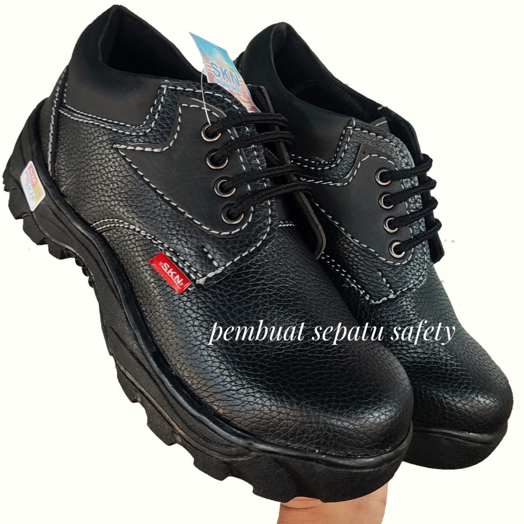 Jual Sepatu Safety Hitam Kitchen Dapur Pabrik Kantor Anti Licin King
