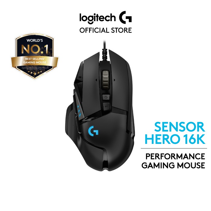 Jual Logitech G502 Hero High Performance Mouse Gaming Wired Rgb | Shopee Indonesia