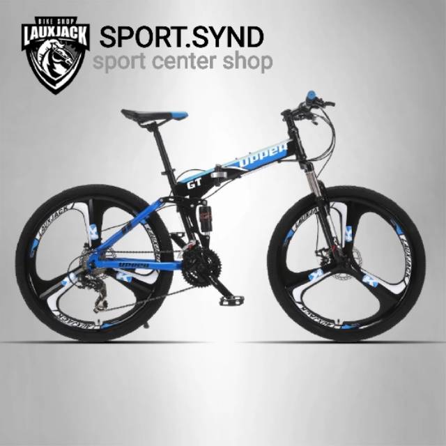 Jual Sepeda Lipat Model Balap Mtb 26 Upper Frame Antikejut Penuh Original | Shopee Indonesia