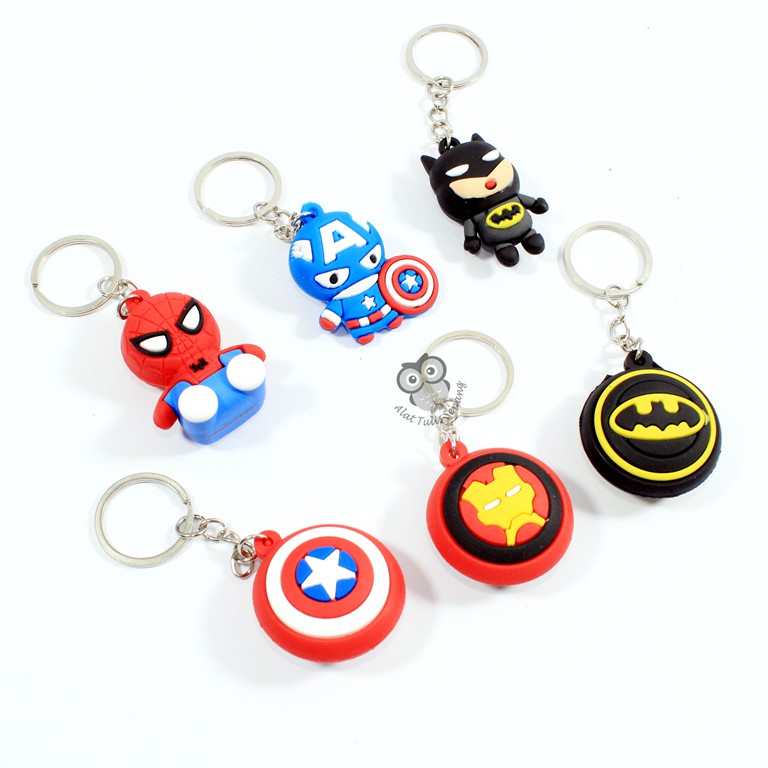 Gantungan Kunci 3D Super Heroes | Shopee Indonesia