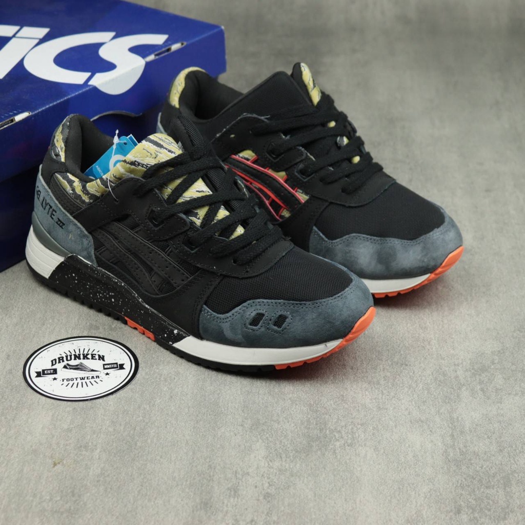 Jual Sepatu Asics Gel Lyte 3 Black Camo - Un Original | Shopee Indonesia