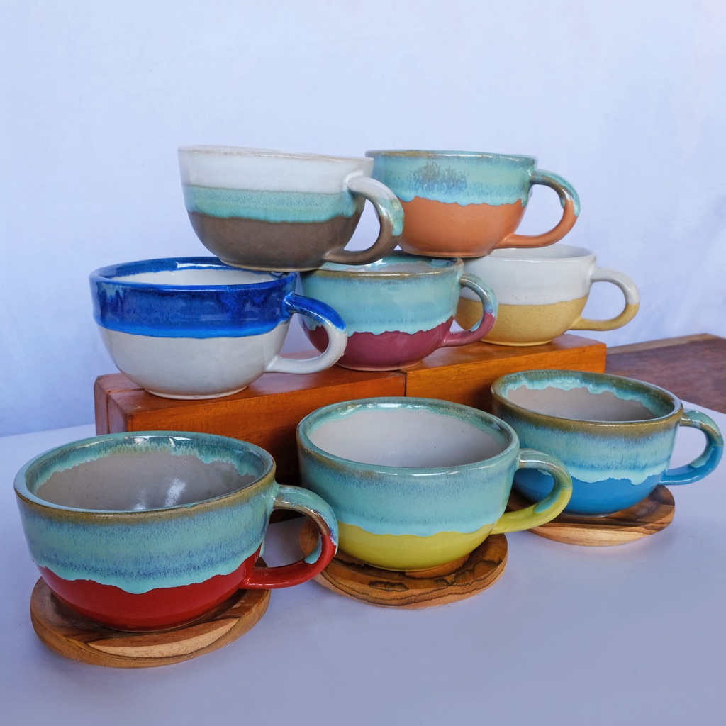 Naruna Cangkir Keramik Mug Keramik Gelas Kemarik Cangkir Kopi Keramik