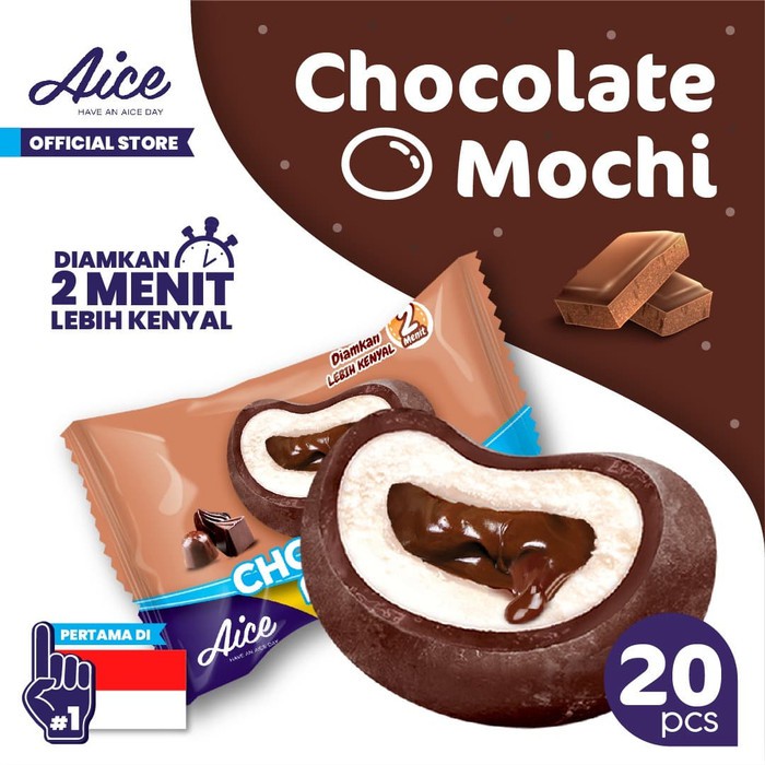 Aice Ice Cream Mochi Coklat Es Krim 20pcs Shopee Indonesia