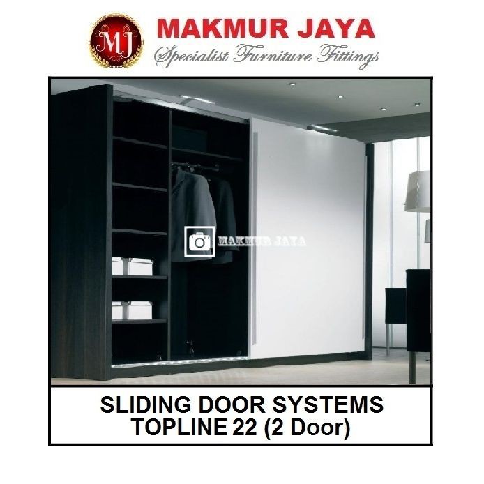 Jual Sliding Door Systems Hettich TopLine 22 Pintu Kayu Lemari Geser 2