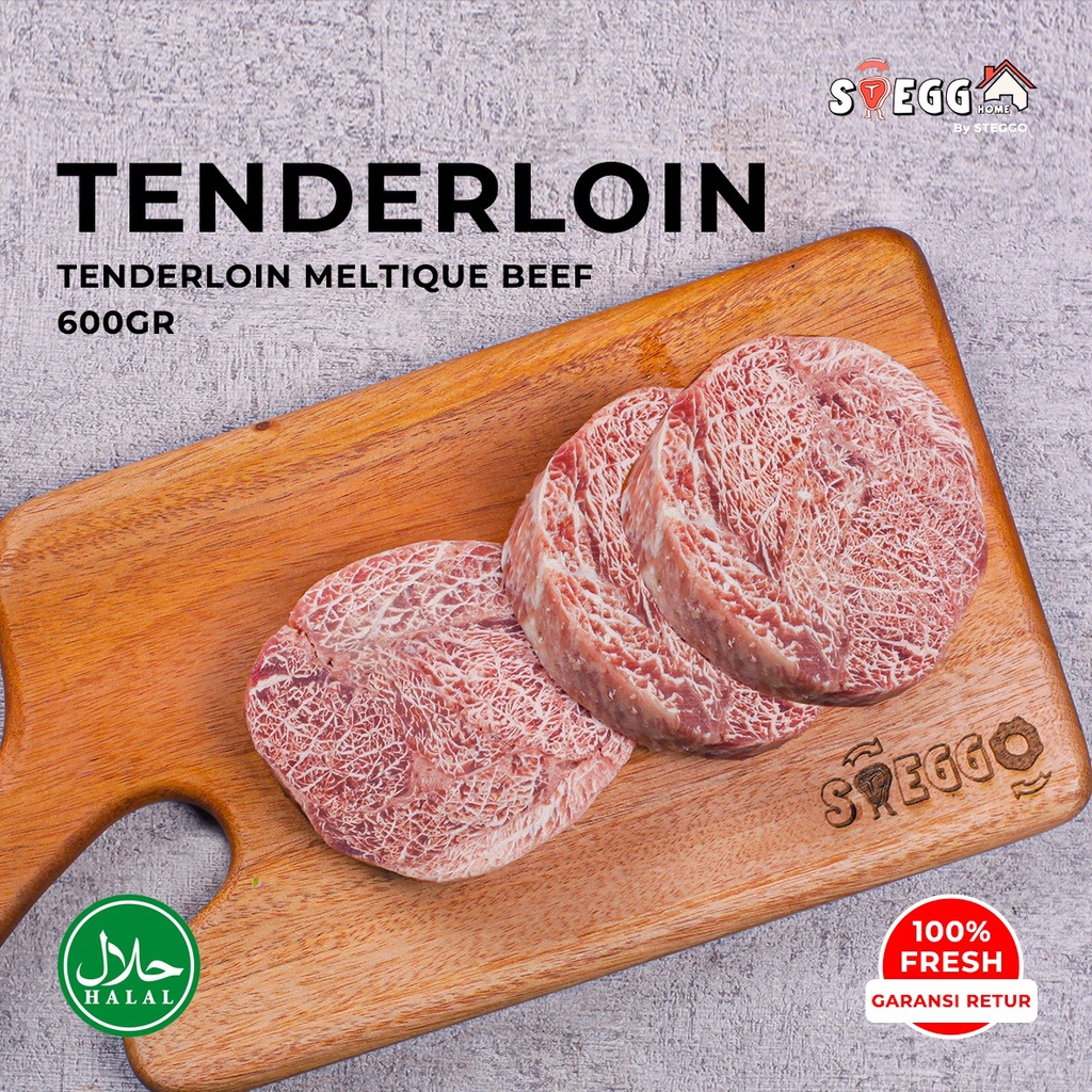 Jual Tenderloin Beef Steak Premium 600 Gr meltique/ Daging Steak Sapi