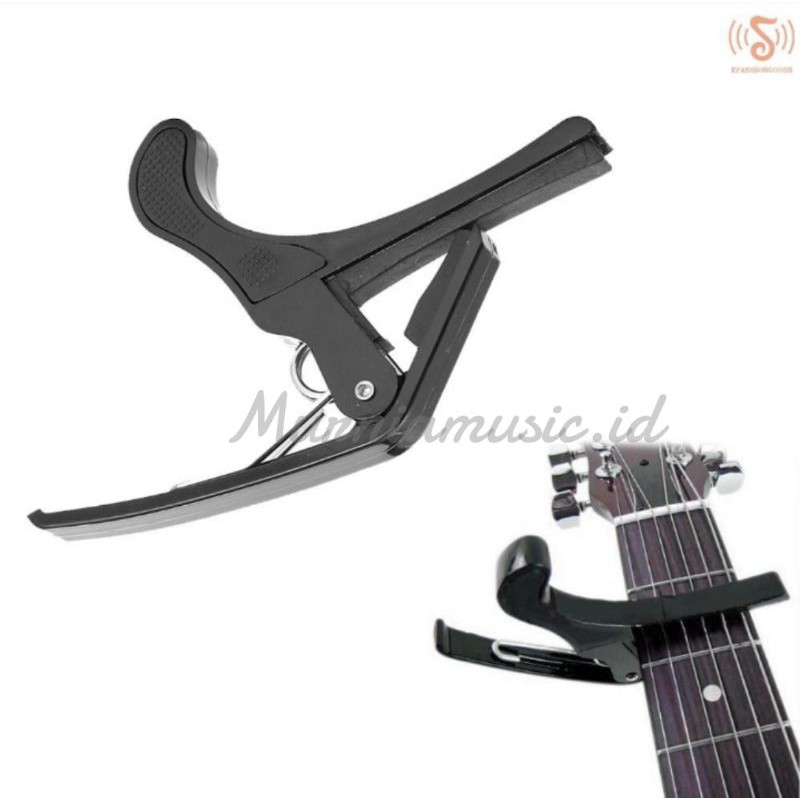 Capo gitar dan ukulele / penjepit gitar akustik | Shopee Indonesia
