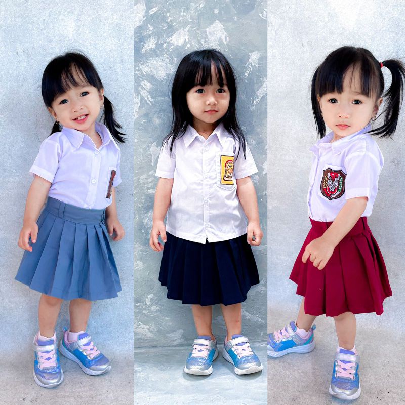 Jual baju seragam sekolah SD SMP SMA bayi batita balita anak laki-laki  perempuan ukuran kecil Indonesia|Shopee Indonesia