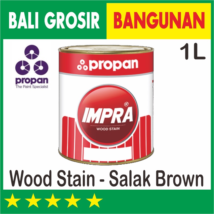 Jual SALAK BROWN PROPAN IMPRA WOOD STAIN WOODSTAIN WS 162 1 LITER