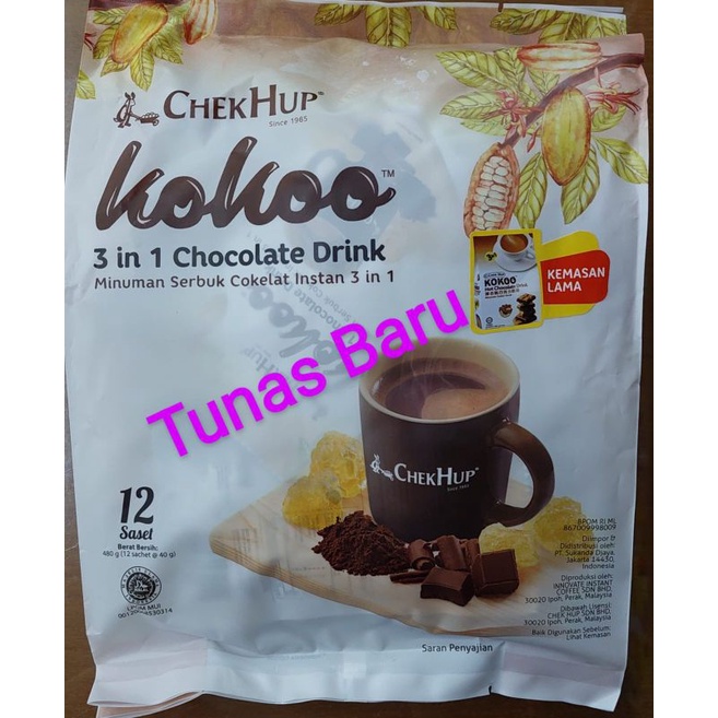 Jual Chekhup Kokoo Hot Chocolate Drink Malaysia (Serbuk Coklat Instan