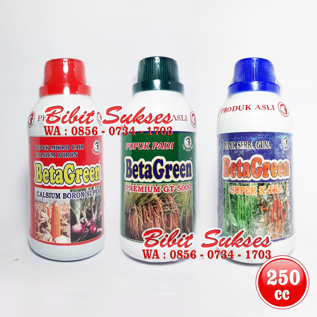 Jual Pupuk BETAGREEN 250cc Calsium Boron Super, Premiun GT 5000 dan