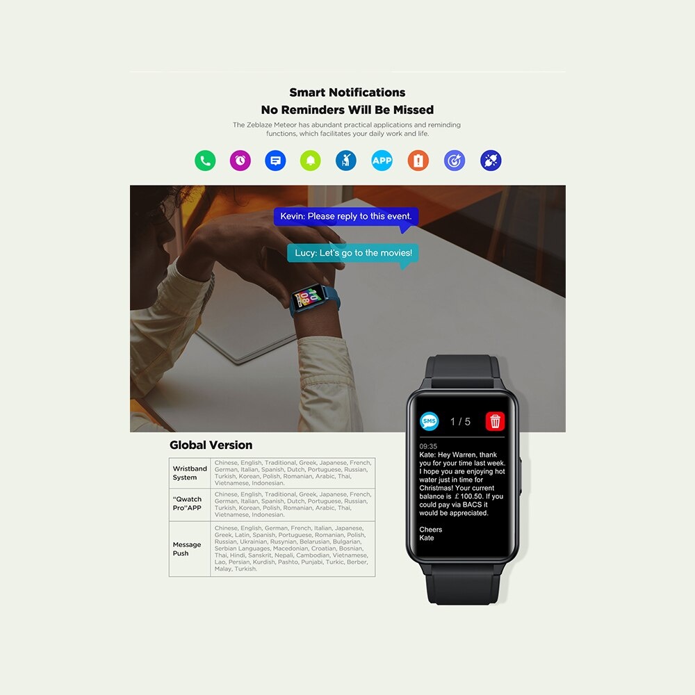 Jual Zeblaze Meteor Smartwatch Spo2 Blood Pressure Sensor Waterproof Ip68 Indonesia|Shopee Indonesia