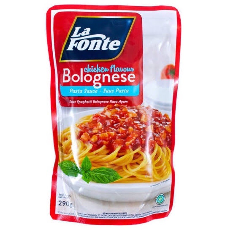 Jual La Fonte Saus Spaghetti Bolognese Rasa Ayam 290 gr Indonesia