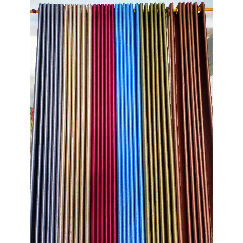 Gorden blackout polos terbaru ,dg warna terbaru dan terlaris 12 lubang