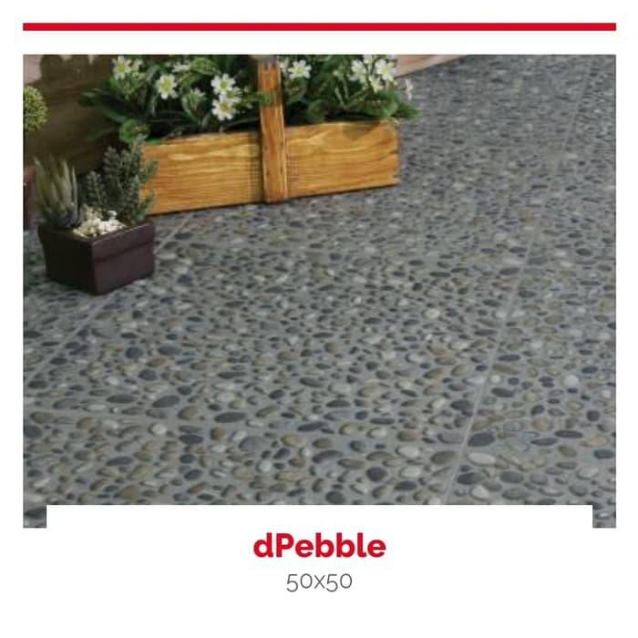 Keramik Lantai Kasar 50x50 Roman 2 Motif Batu Alam Free Ongkir p