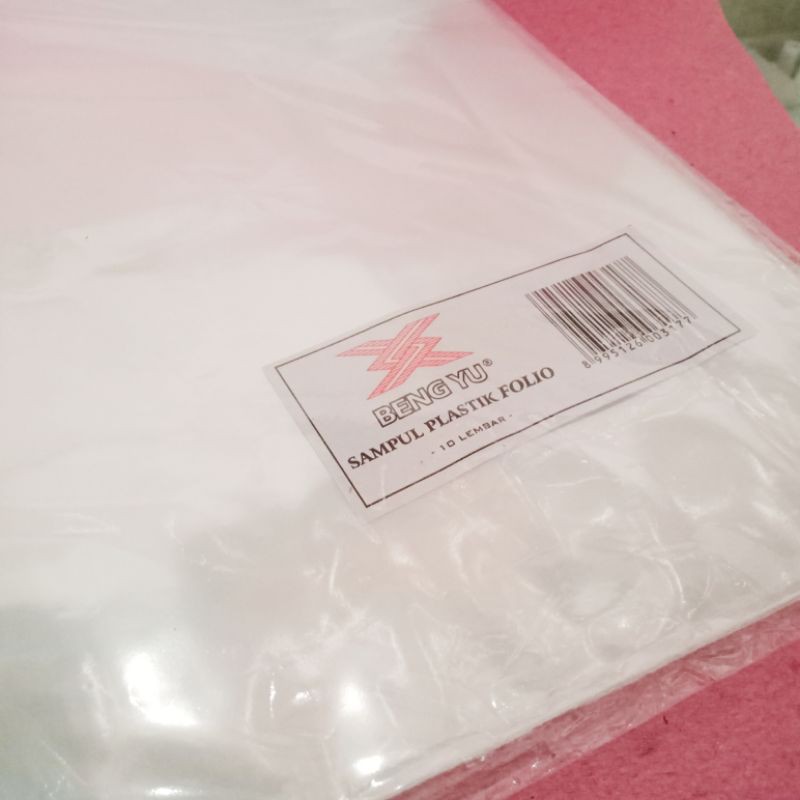 1 pack Plastik Sampul Folio Buku Paket Shopee Indonesia