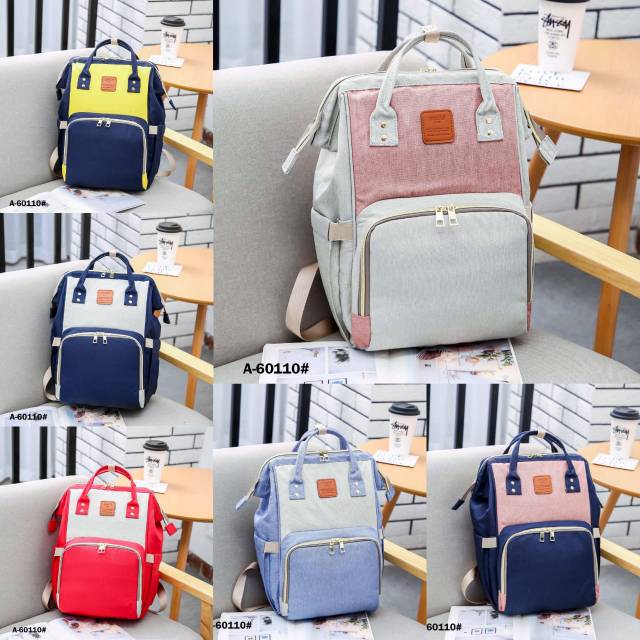 Jual ANELLO Diapers Backpack A60110 VC Shopee Indonesia