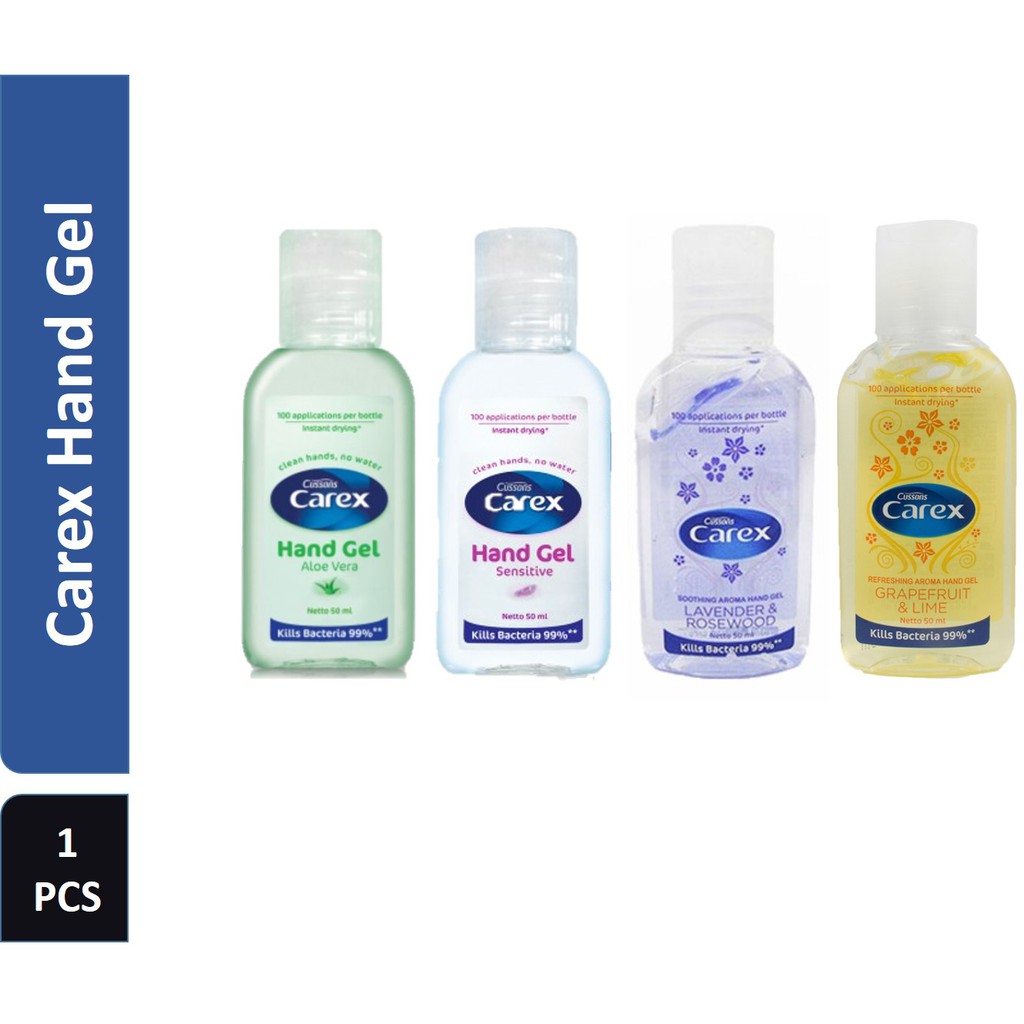 Jual Carex Hand Gel Sensitive 50ml Shopee Indonesia