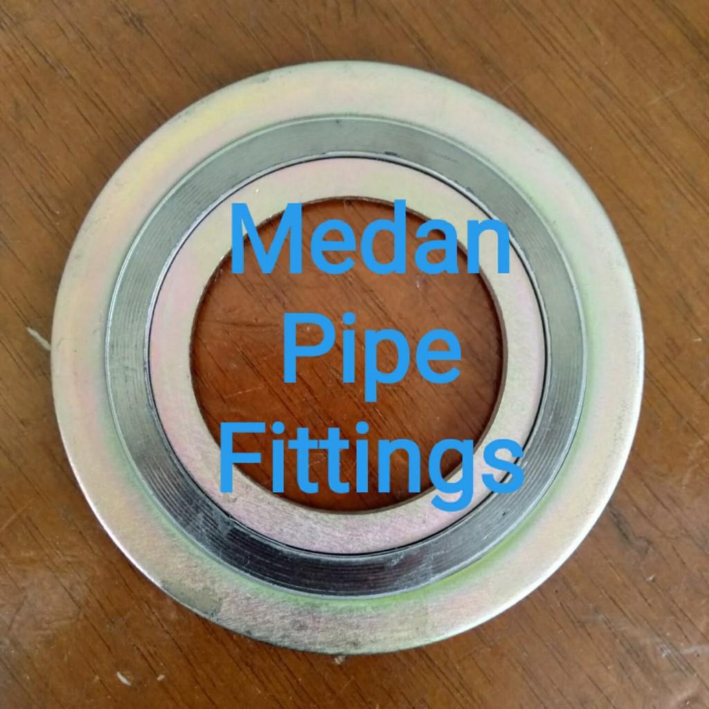 Jual SWG CS ANSI 150 1" Spiral Wound Gasket Carbon Steel Besi inch