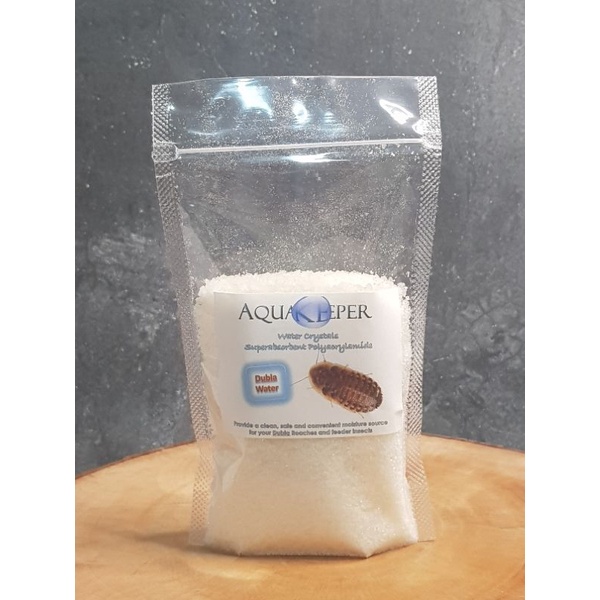 Jual Aquakeeper Water Crystals 125 gram Media Minum Dubia Roaches dan