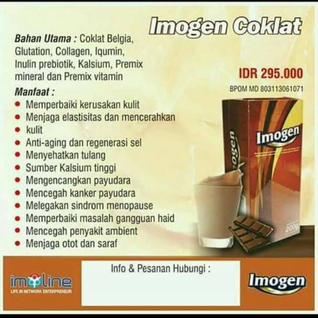 Jual Imogen Coklat | Shopee Indonesia