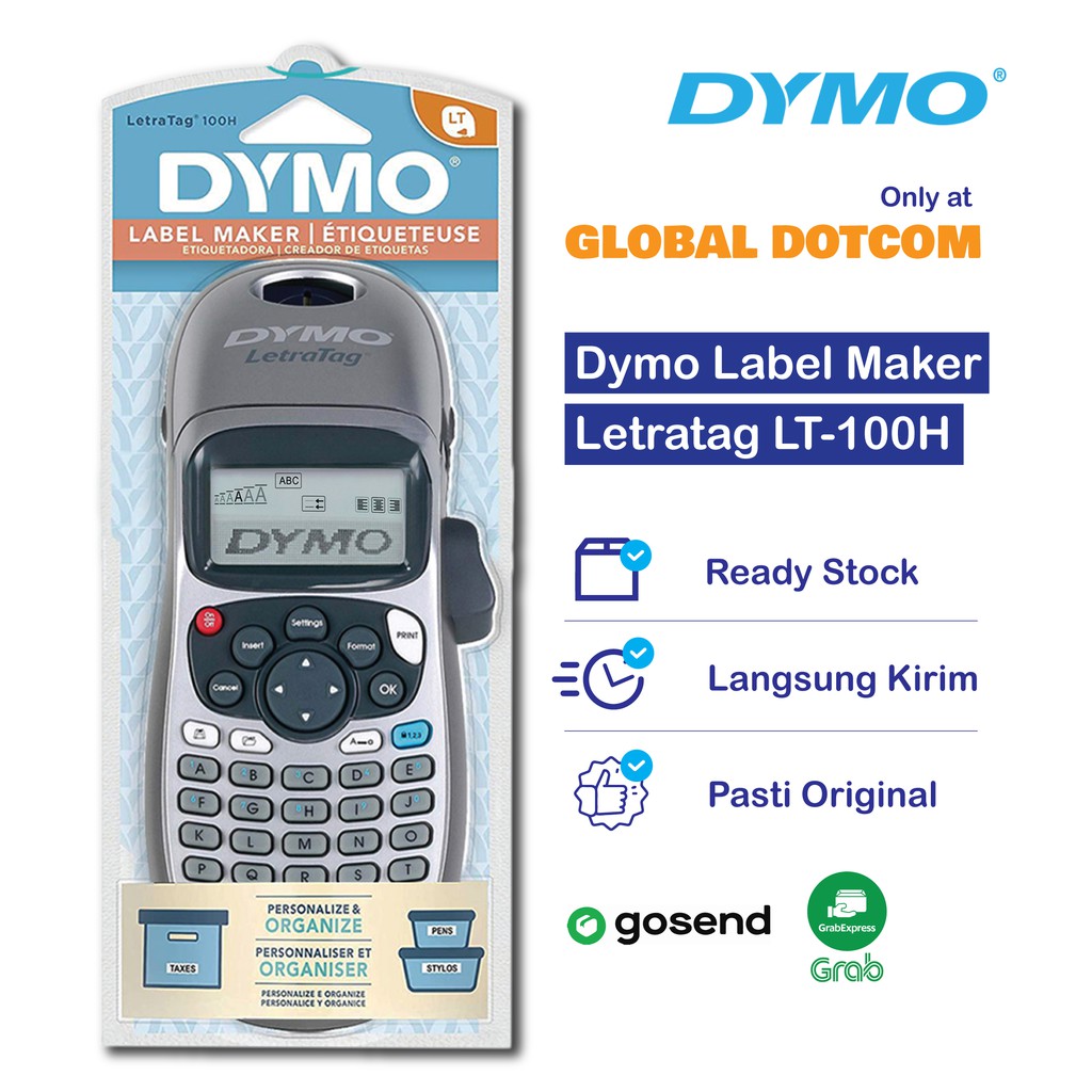 Jual Dymo Letratag Lt-100H Handheld Label Maker Office | Shopee Indonesia
