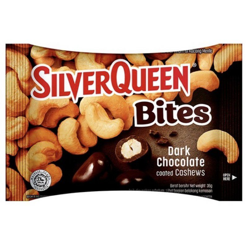 Jual Silverqueen Bites Dark Chocolate 35G | Shopee Indonesia