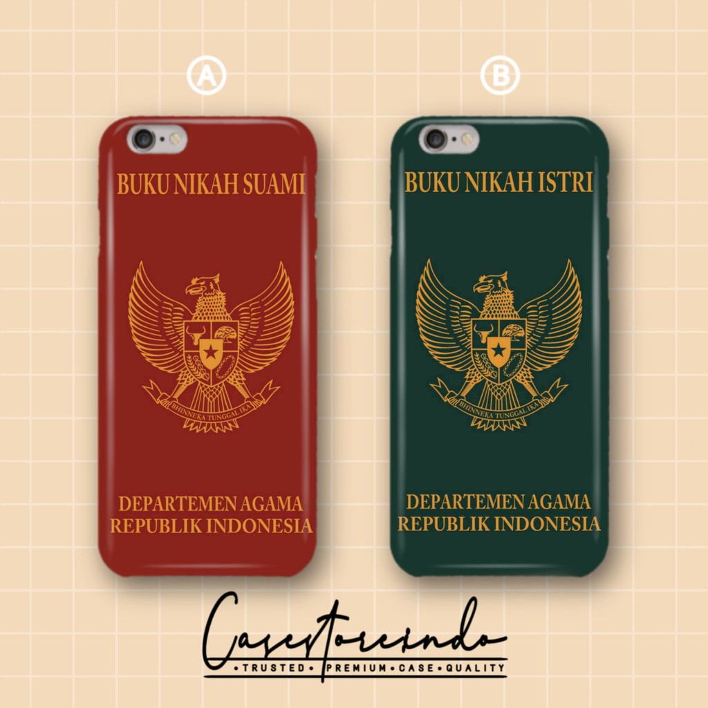 Custom Case HP Couple Buku Nikah Shopee Indonesia