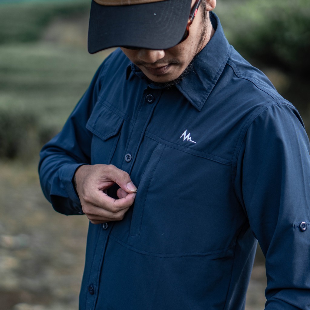 Kemeja quickdry mountaingeer kemeja quickdry pakaian