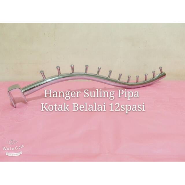 Hanger Baju Suling Pipa Kotak belalai 12spasi Shopee Indonesia