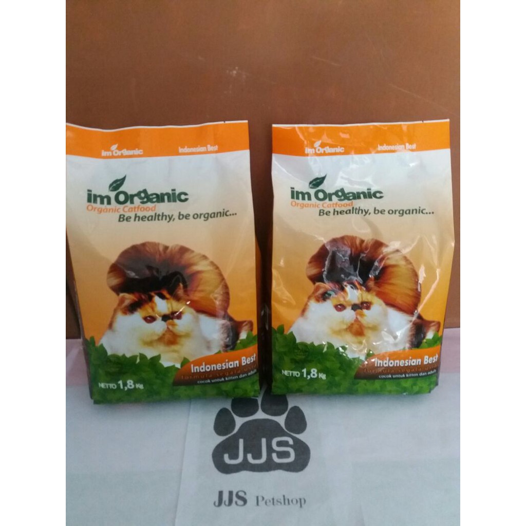 Makanan Kucing Im Organic Best 1,8kg Shopee Indonesia