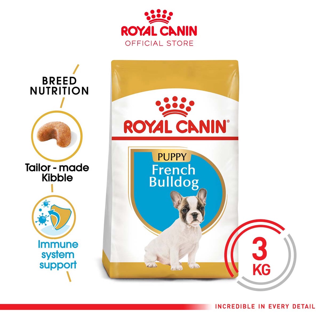 Jual Royal Canin French Bulldog Puppy (3Kg) Dry Makanan Anak Anjing - Breed Health Nutrition | Shopee Indonesia