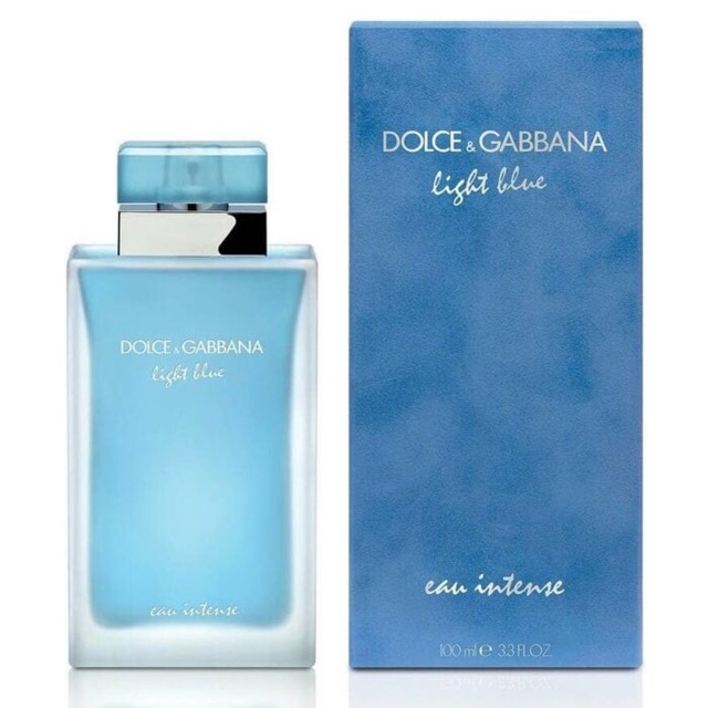 Jual Parfum Original Dolce & Gabbana Light Blue Eau Intense 100Ml Edp | Shopee Indonesia