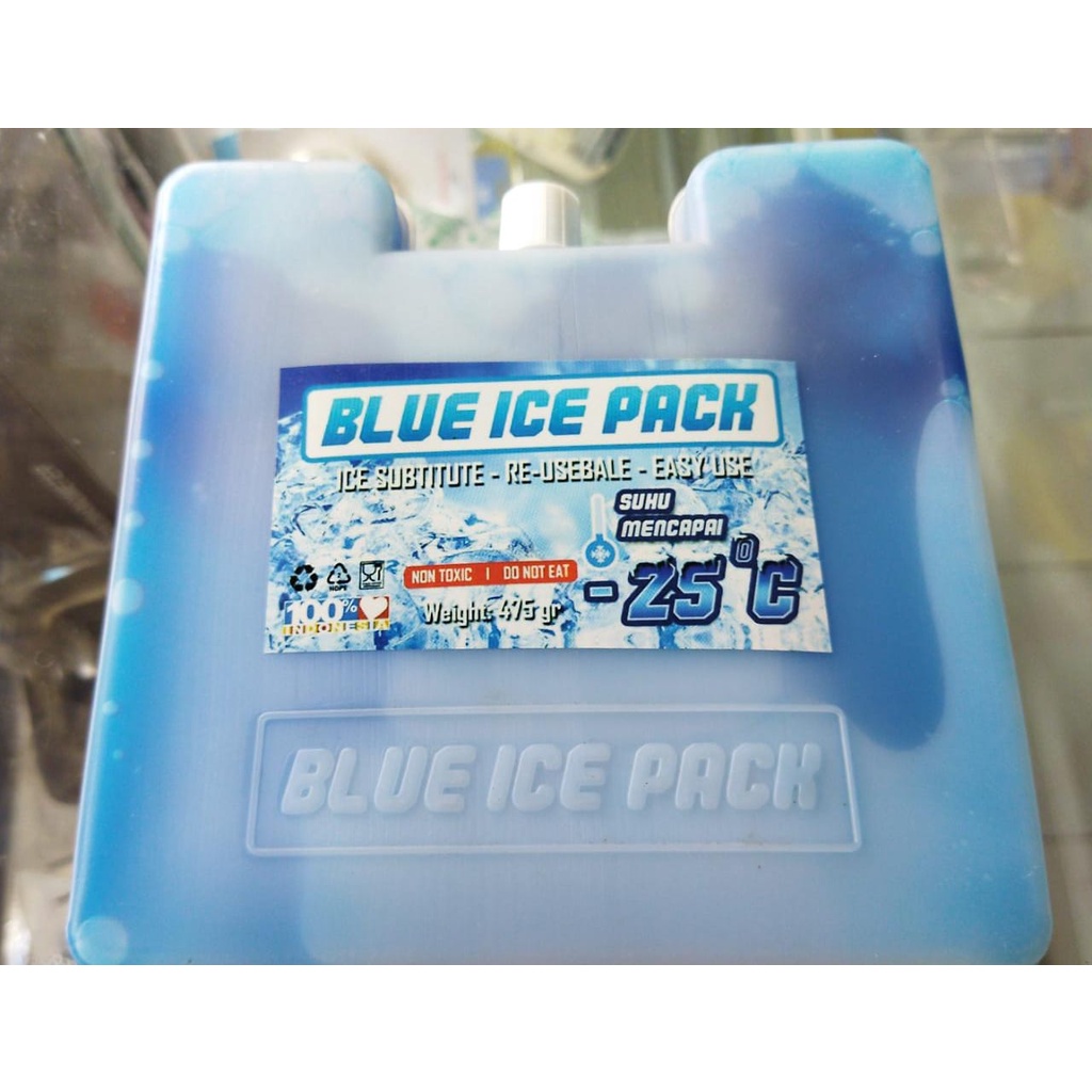 Jual Ice pack gel kotak, blue ice pack kotak Shopee Indonesia