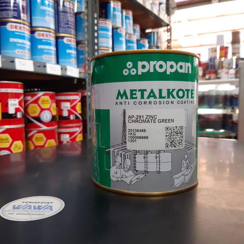 Jual cat pelapis anti karat Propan Metalkote AP291 Zinc Chromate 1kg Shopee Indonesia
