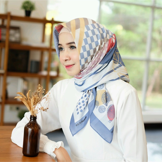 Jilbab Terbaru Segi Empat 2019 Jilbab Cornskin